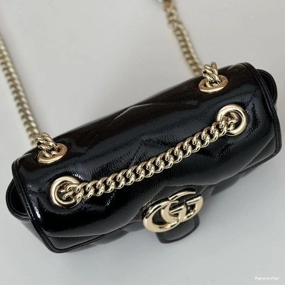 Hyperpeter GUCCI MARMONT GG bag-23*14*6CM 0808